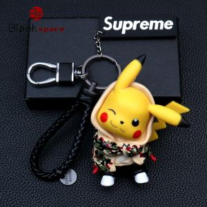 Cute Cartoon Camouflage Pikachu Doll Keychain Pendant (in Stock)