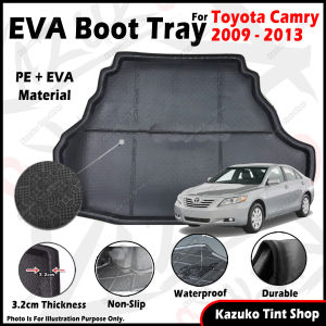 EVA For Toyota Camry 2009-2013 EVA Copolymer Car Boot Tray Luggage Cargo Trunk Tray Dulang But Kereta 汽车后箱垫