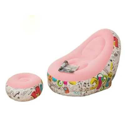 Thickened PVC Lounger Seat Tatami Lazy Inflatable Sofa Chairs Bean Bag Sofas for Living Room