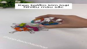 Kẹp Tài Liệu Giấy Tờ Văn Phòng Nhiều Màu Deli - Hộp Kẹp Bướm Kẹp Giấy Size 19mm 25mm 32mm 41mm 50mm Văn Phòng Phẩm