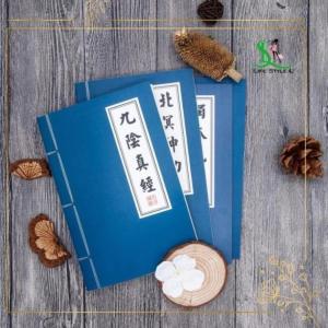 Tập Viết Giả Cổ Combo 3 Quyển – Sổ Tay Cổ Trang Bí Kíp Võ Công Bìa In Thư Pháp Trung Hoa Độc Đáo