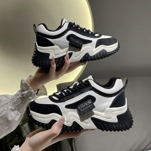 giày thể thao nữ độn đế 6cm phối màu hottrend 2023 Y01