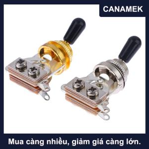 【CANAMEK】 1PC 3 cách ngắn thẳng Guitar chuyển đổi chuyển đổi Pickup Selector với Brass hat cho guitar điện pickups chuyển đổi bộ phận điều khiển
