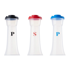 Elegant Large Salt And Peppers Shakers With Lid Hourglass Style Moisture Proof Bottle For Restaurants And Home Kitchens