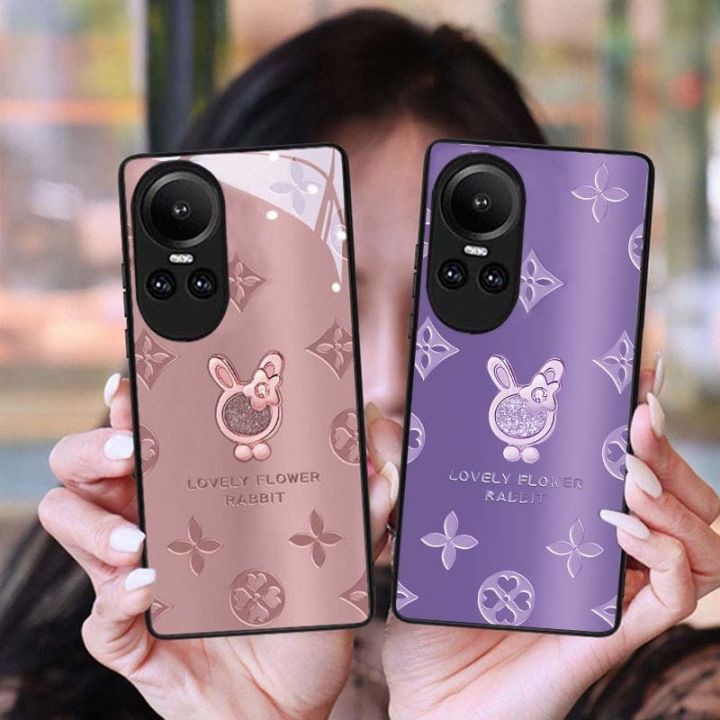 XINYEXIN Cover Glitter per Oppo Reno 10 5G / Reno 10 Pro 5G, Custodia Bling Brilla Ultrasottile Trasparente Antiurto, Carino Scintillante con Donne e Ragazze - Blu