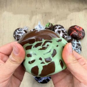 TWCEJE168 Mint Black Chocolate Sensory Fidget Toy Crispy Ball Slow Rebound Handmade Ball Toy Funny Soft Stress Ball Stress Relieving Toy For Kids