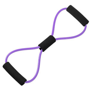 Foot Pedal Tension Rope Sit-ups Elastic Foot Pull Rope Pedal Multi Functional Tension Rope Pilates Yoga Resistance Band Abdomen Waist Arm Yoga Stretching Slimming Training 拉力绳 仰卧起坐拉力绳