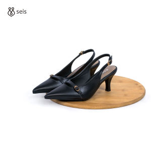 SEIS Maurice Mules Heels Wanita | Slingback Hak 7 cm