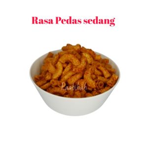 MAKARONI BANTET KRIUK / MAKARONI PEDAS / MAKARONI ANEKA RASA / raabihah snack