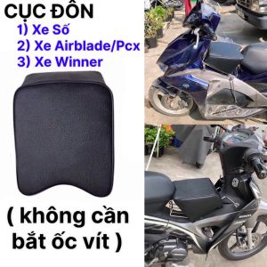 [Hình thật video thật] Nệm/đệm Ngồi Xe Máy Em Bé cho Xe AB PCX WINNER XE SỐ Yên Nệm Không TựaAn Toàn Cho Bé  CỤC ĐÔN YÊN NỆM KHÔNG CẦN BẮT ỐC VIS