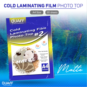 Risefully QUAFF Photo Top A4 Size Cold Laminating Film (20sheets)