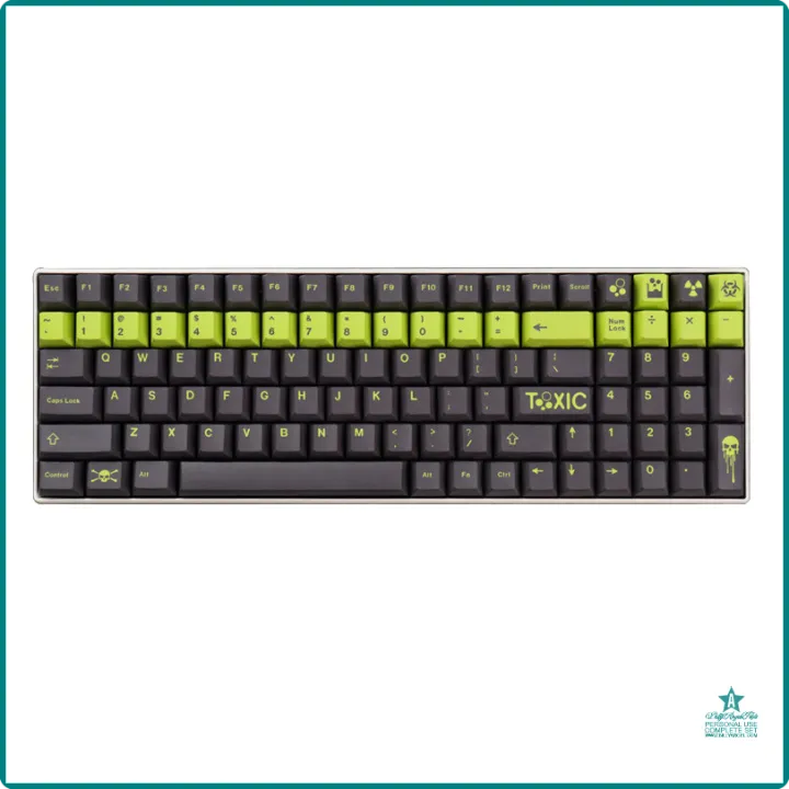 [op033] GMK Toxic Cherry Profile Keycaps 23/129 Keys PBT Material DYE ...