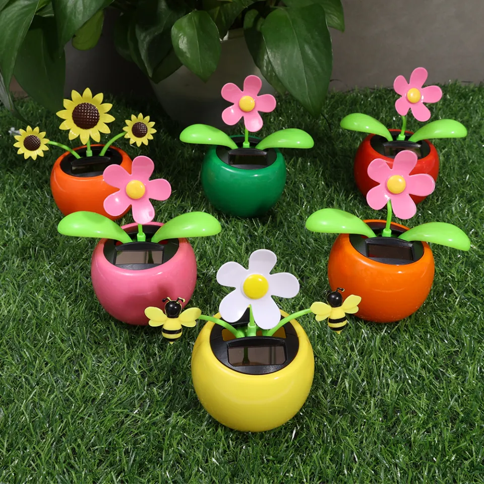 Sunflower Nodding Flower Cute Car Decor Ornament For ... - Shein - View #5