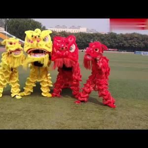 [ High Quality ] Lion Dance Props South Lion Full Set Performance Supplies Imitation Australian Wool Xingshi Standard Lion Head Suit Clothing