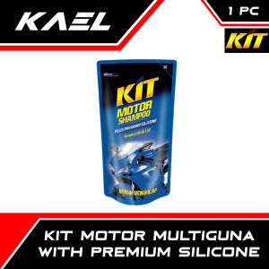 KIT MOTOR SHAMPOO WITH SILICONE Sabun Shampoo Shampo Sampo Cuci Cuci Motor Mobil Pembersih Mengkilapkan Mengkilap Kilap Pouch 200ml 15ml Sachet Satuan PC