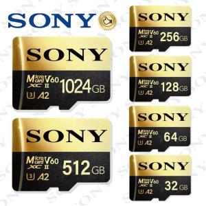 🔥100%Original Product+FREE Shipping+Free Send adapter+card reader🔥Original SONY Micro SD Card High Speed Memory Card 128GB 64GB 256GB 512GB 1TB 2TB Micro SD Flash Card For CellPhone Camera Table PC