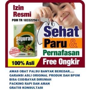 LANCAR DAHAK!!! Obat Pelancar Dahak Obat Batuk Berdahak Yg Ampuh Sigurah Buang Lendir KAPSUL SIGURAH Sigurah Obat Paru Paru Kapsul SiGurah Asli Obat Herbal Peluruh Dahak Gurah Pernafasan Kapsul Ekstrak SI GURAH BPOM 60 Kapsul