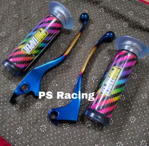 PAKET Handle Rem TIGER Satria FU CB150 Verza Gl Pro + 1 Set Grip Pelangi