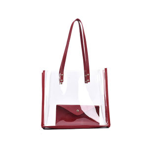 Tas Tote Bag Bahu Wanita Mika Transparan Handbag Fashion Premium