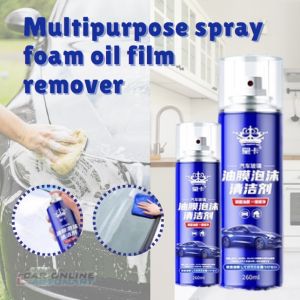 Windscreen/Glass Cleaning Spray Foam Removing Oil Film Multipurpose Car and House Use Penanggal Filem Minyak 汽车玻璃油膜去除剂