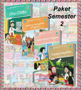 Paket Tematik Kelas 4 SD Semester 2 Kurikulum 2013 Revisi 2017 Cetakan 2021