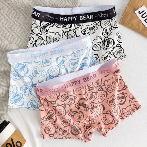 ANDERSON TALISCA Brand Bear 3pcs Underwear Men Boxer Cotton Man Penis Breathable Mens Boxers Cuecas Masculinas Size L-3XL KL2110