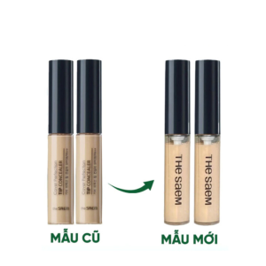 MẪU MỚI Che khuyết điểm chống nắng che phủ cao THE SAEM Cover Perfection Tip Concealer 6.5gram