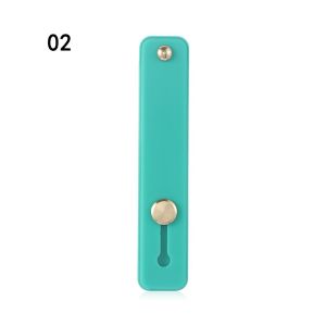 LONGB Candy Color Silicone Hand Band Push Pull Finger Ring Grip Stand Phone Holder