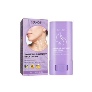 Snake Oil Neck Cream Stick Anti Aging Neck Firming Serum Reduce Wrinkles Lift Sagging Skin Hydrating Neck Care Treatment For Smooth Tightening Skin
