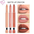 Smooth Lip Liner Matte Lip Crayon Matte Lipstick Lip Gloss Matte Lipliner Long-lasting Non-stick Cups Lip Pencil-🌹Tamia. 