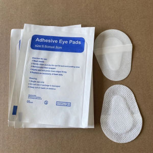[HOT]50Pcs First Aid Sterile Eye Pads Non-woven Single Eye Patch Eye Pad For Protect From Sunlight