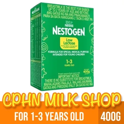 ~ Nestogen Low Lactose 400g for 1-3 Years Old Milk Supplement 。