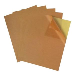 Decal Giấy In Da Bò A4 Xấp 100 Tờ Decal Nâu A4