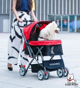Cori Petto รถเข็นสุนัข รถเข็นสัตว์เลี้ยง รถเข็นแมว รับน้ําหนักได้ถึง 30 kg DODOPET