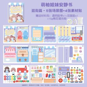 Set trang tương tác diy chủ đề bé gái cute.