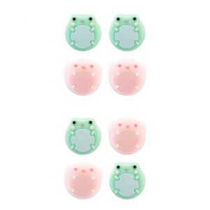 4pcs Thumbstick Caps Animal Pattern Joystick Silicone Caps for NS Thumb Stick Covers Controller Rocker Caps