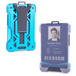 EDC Credit Card Holder Men Practical Tactical Identification Bank Cardholder Aluminium Metal Smart Magic Minimalistic Wallet