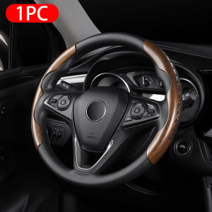 Car Steering Wheel Cover Luxury Carbon Fiber Anti Slip Pad Silicone Layer Universal for All Cars