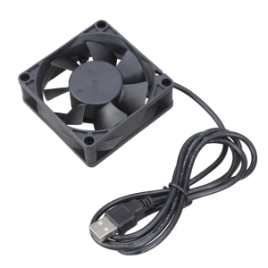 Silents 7cm 7025 USB Power Cooling Fan 5V 0.3A 28CFM for PC Gaming Consoles and 3D Printers