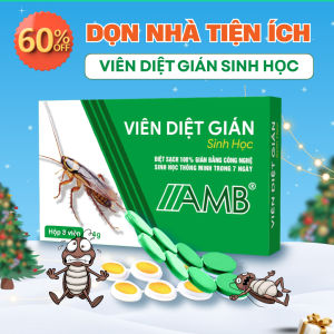 Viên diệt gián AMB sinh học thuốc diệt gián đuổi gián do Viện Hàn lâm khoa học nghiên cứu EcoFresh