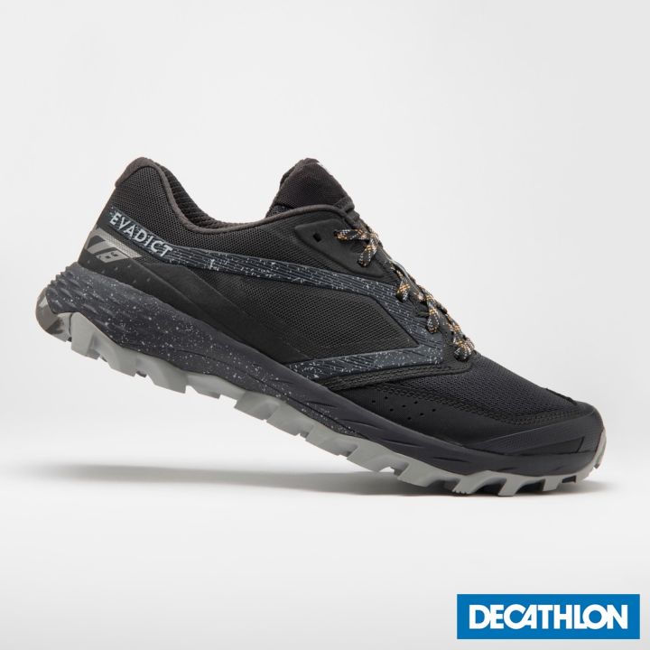 Giày chạy địa hình XT8 cho nam Đen/Xám DECATHLON EVADICT mã