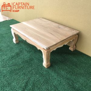 ฐานโต๊ะหมู่บูชาไม้สัก 7 หน้า 4 ยังไม่ได้ทำสี งานไม้สัก ดิบขนาด กว้าง 34 ซม. ยาว 48 ซม. สูง 17 ซม.