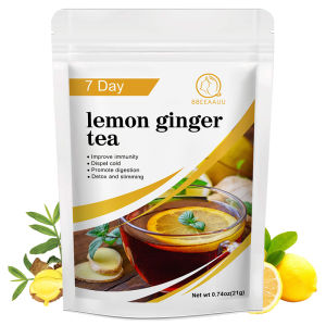 BBEEAAUU Lemon Ginger Tea Slimming Products Detoxification Slimming Anti-Cold Anti-Cold Liver and Anti-Motion Sickness Sober Tea