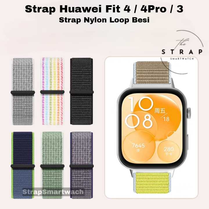 Strap Huawei Watch Fit 4 Tali Nylon Loop Huawei Watch Fit 4 Pro ...