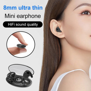 Ultra-thin Mini In-ear Sleep Earphones Invisible Wireless Bluetooth Earbuds High Quality Sound Headset