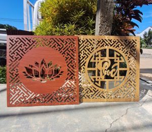 Tấm Ốp Trang Trí Bàn ThờTrần Nhà Chắn Khói 60x60cm Chữ PhúcLộc ThọHoa Sen... Cắt Theo Yêu cầu