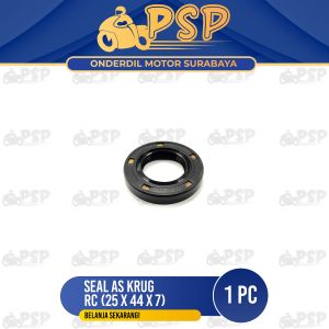 Seal As Krug RC (25x44x7) - Sil Siel Karet Kruk Krek Kreg Ker As Oli Oil Magnit Magnet Bak Mesin