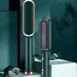 GiiMall Negative Ion Dual-Use Comb Hair Straightener Create Silky and Glossy Hair