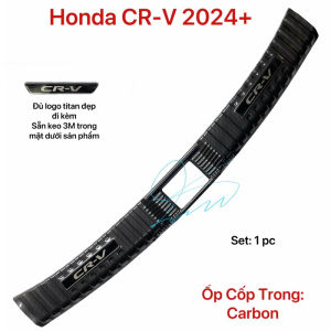 Ốp nẹp Chống trầy Cốp Trong Ngoài xe Honda HRV 2022- 2025 Carbon cao cấp bảo vệ chống trầy xước xe