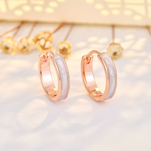 Geometric Enamel Pearl Square Earrings for Women Minimalist Chic Ear Cuffs